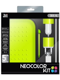 Two dots kit color green 3ds xl