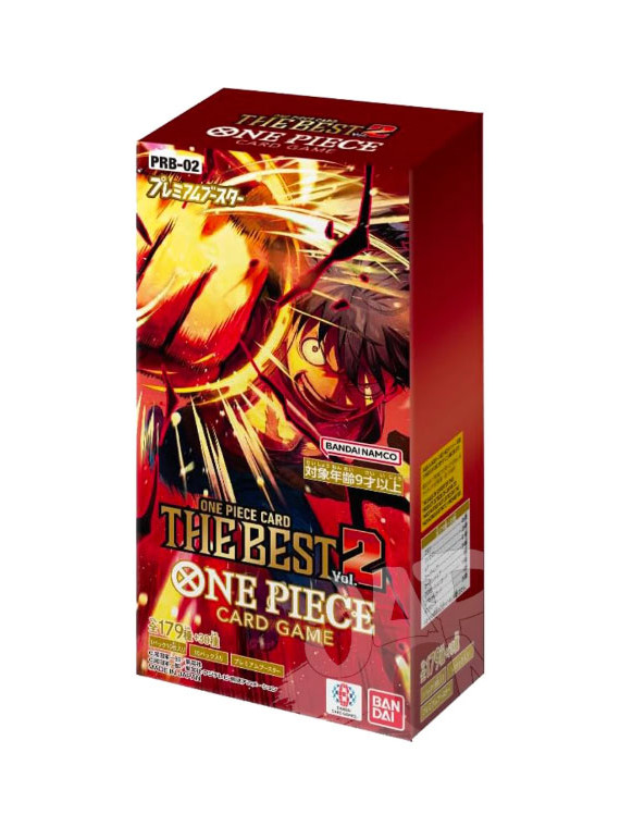 One piece jpn the best prb-02 box 10 buste