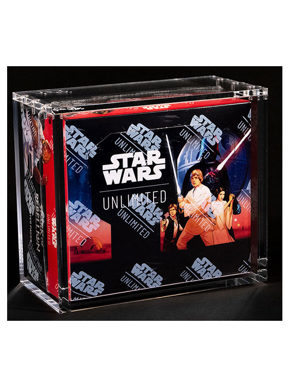 Acrylic box protezione star wars unlimited - booster box