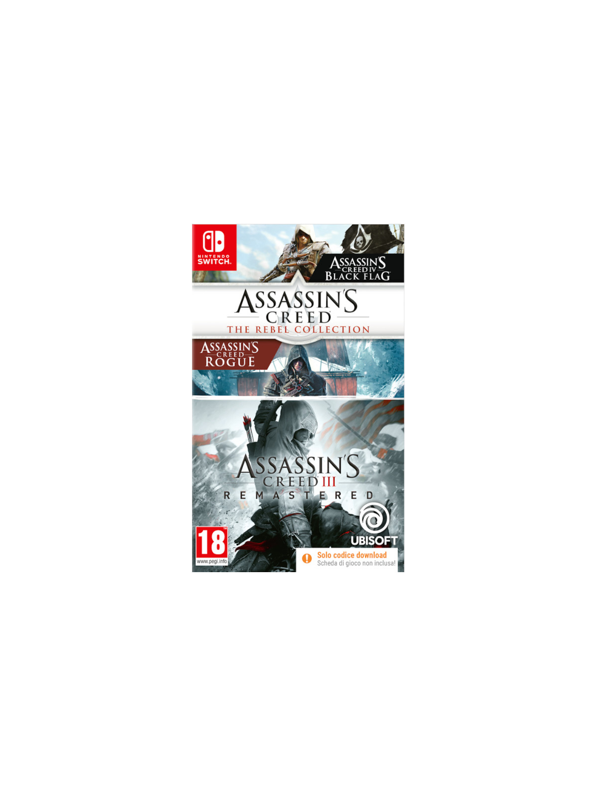Assassin's creed the rebel collection + ac3 (ciab)