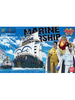 One piece grand ship marine warship