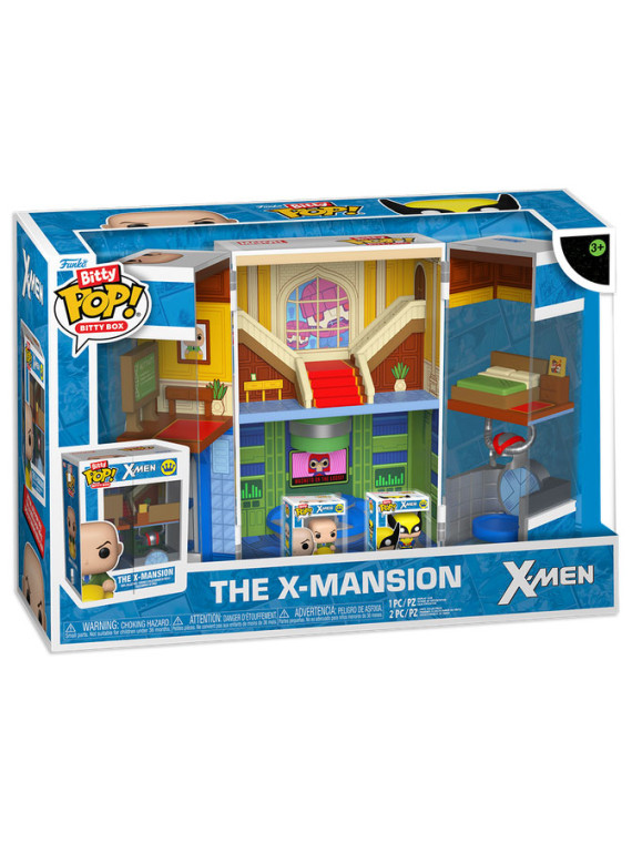 Funko bitty pop box marvel x-men the x-mansion