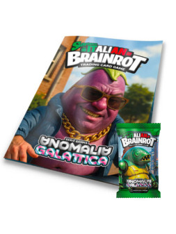 Skifidol brainrot galattica album + 1 busta (7 carte)