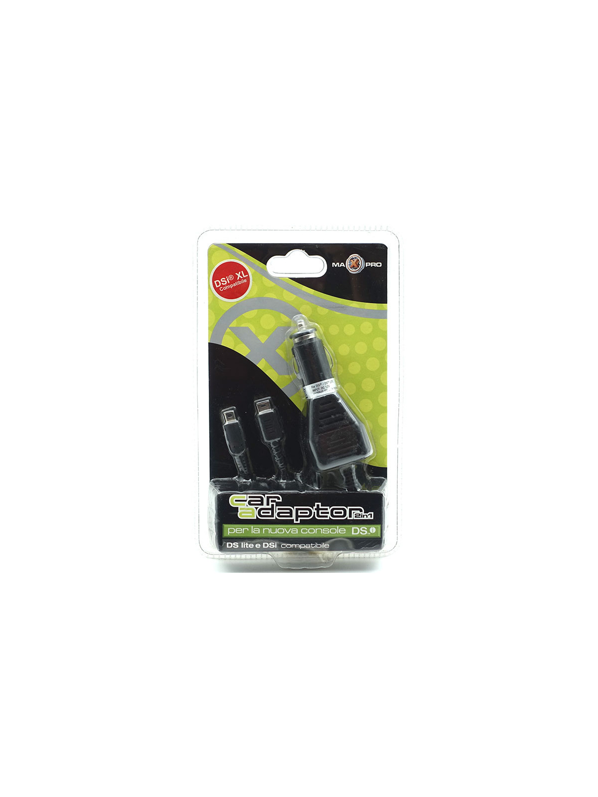 Maxpro alimentatore auto nintendo ds