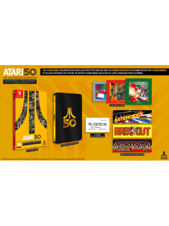 Atari 50: the anniversary celebration expanded steelbook ed.