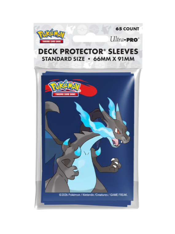 Ultra pro bustine protettive pokemon mega charizard x 65pz