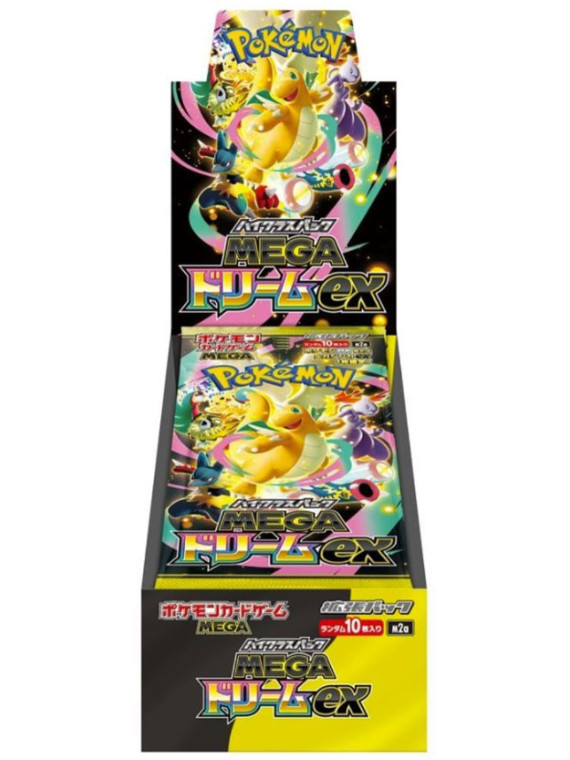 Pokemon jpn mega dream ex box 10 buste