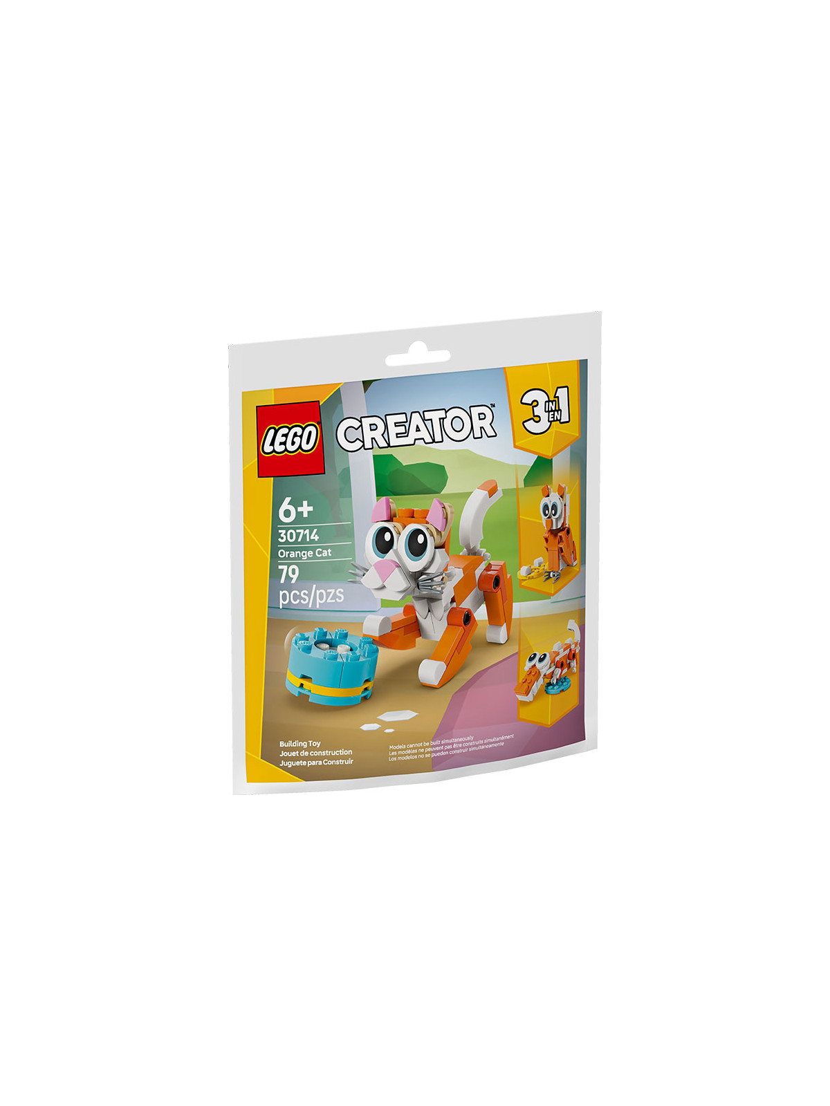 Polybag gatto arancione - 30714