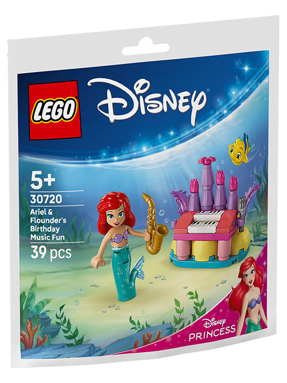 Polybag divertimento per compleanno ariel e flounder - 30720