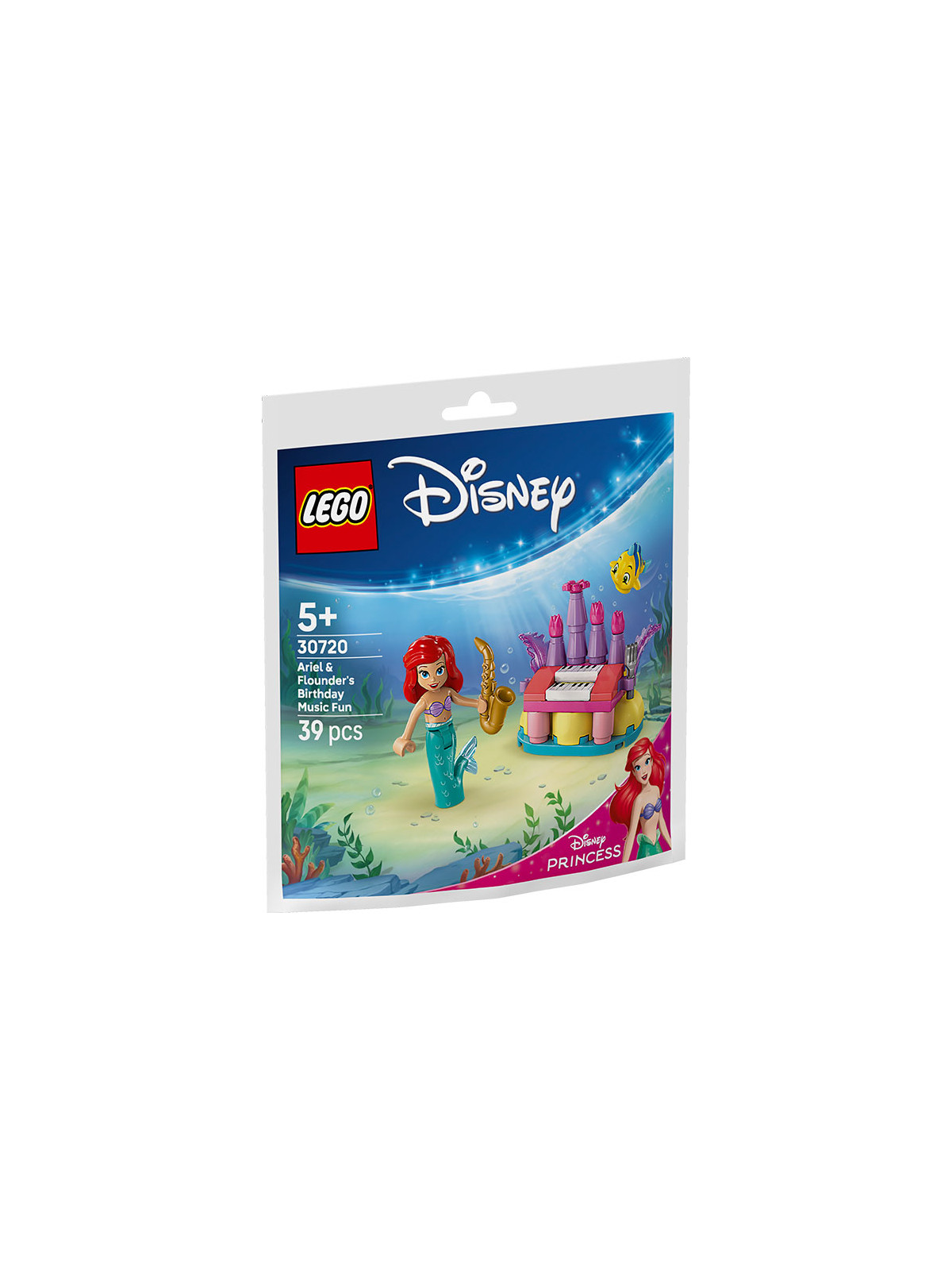 Polybag divertimento per compleanno ariel e flounder - 30720
