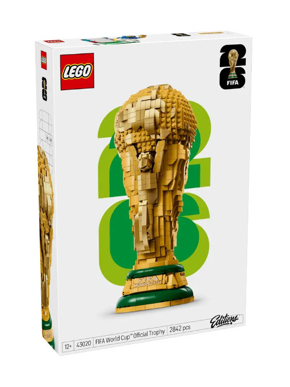 Lego 43020 editions trofeo ufficiale coppa del mondo fifa