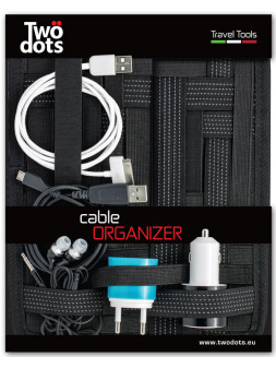 Two dots cable organizer large