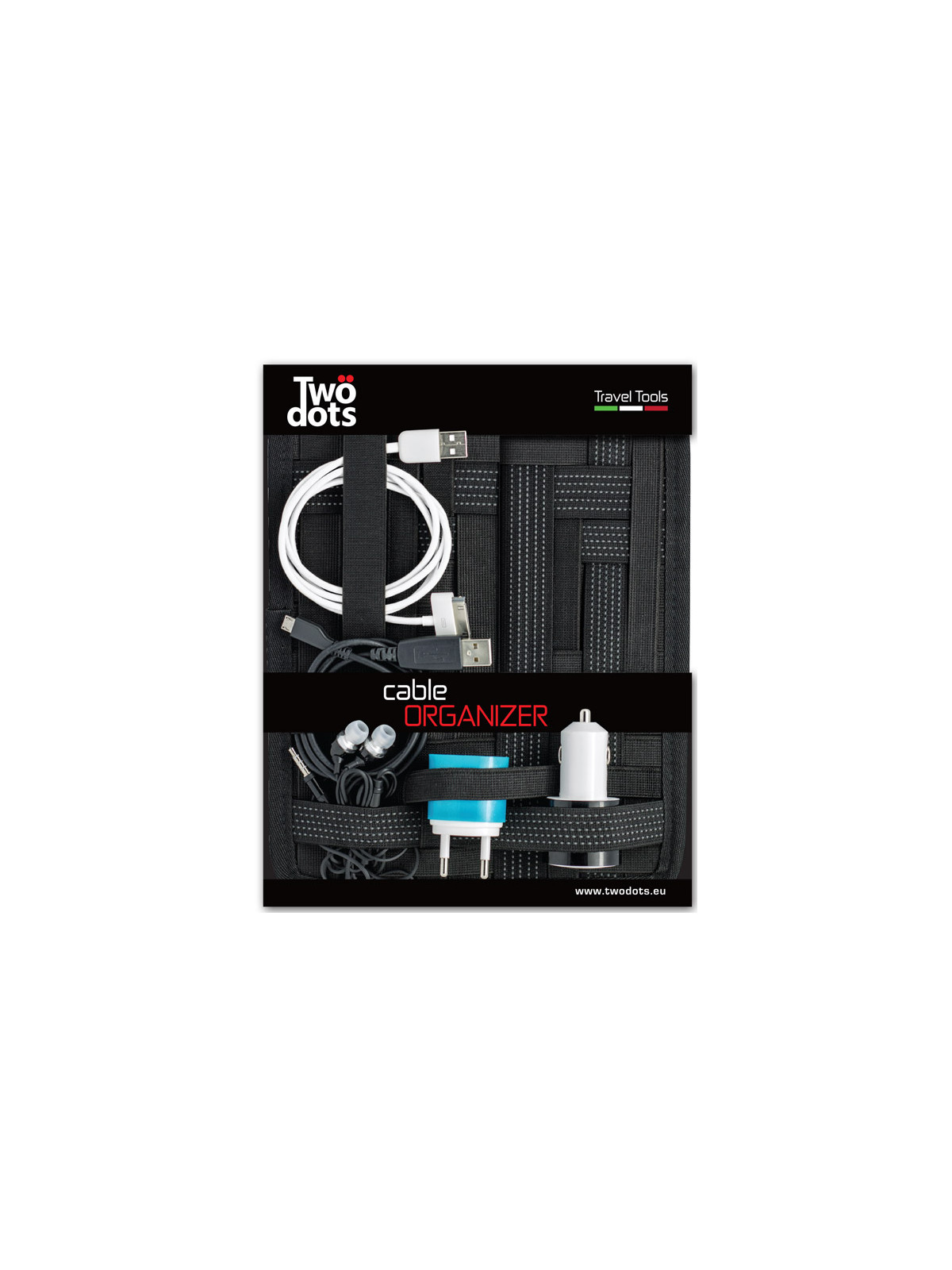 Two dots cable organizer small