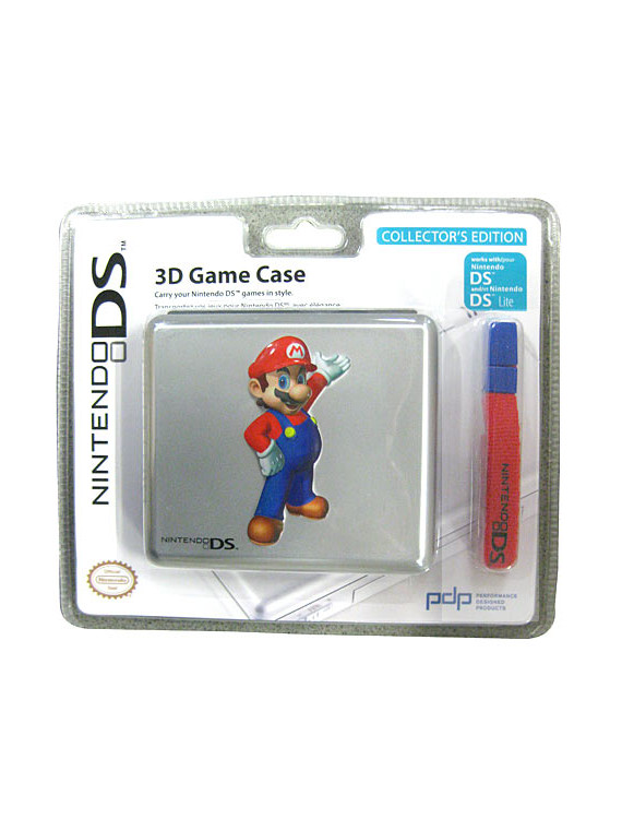 Dsi nds case per giochi in metallo mario