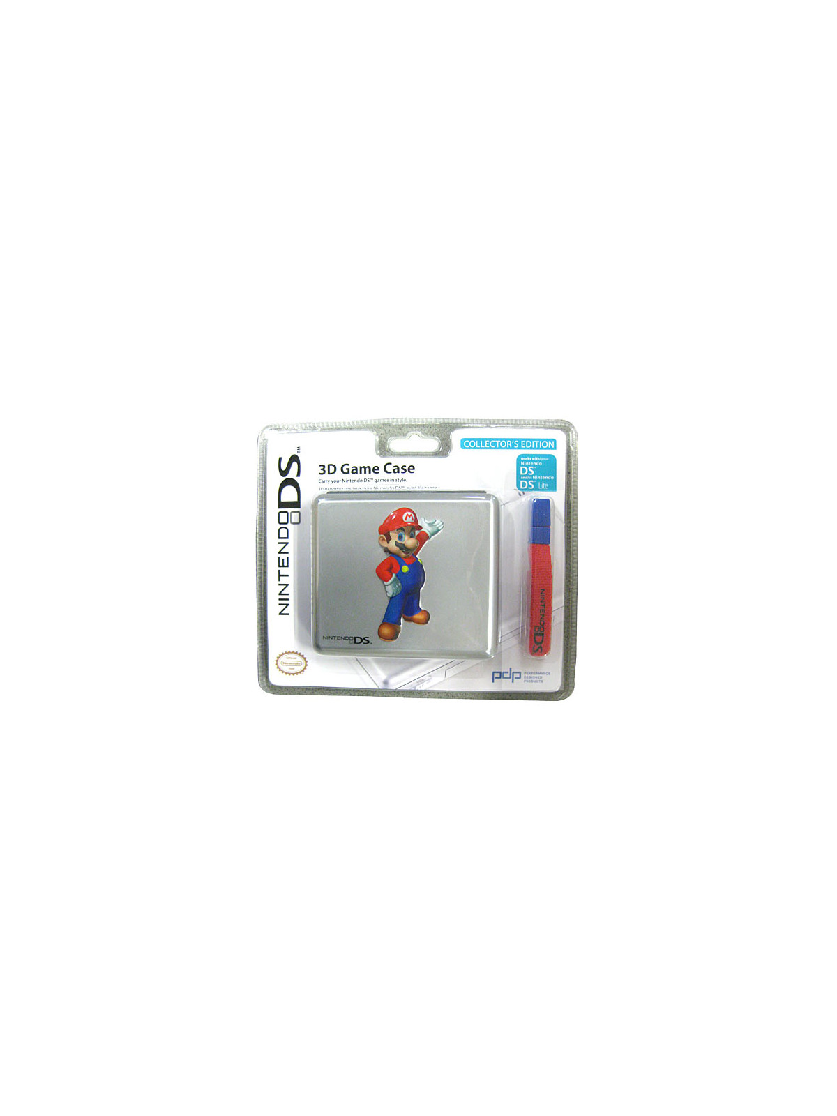 Dsi nds case per giochi in metallo mario