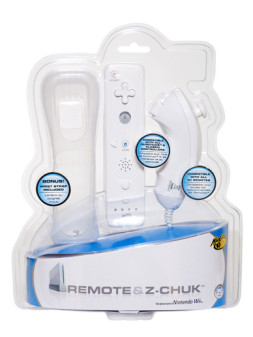 Mad catz wii remote with gripz & zchuk w