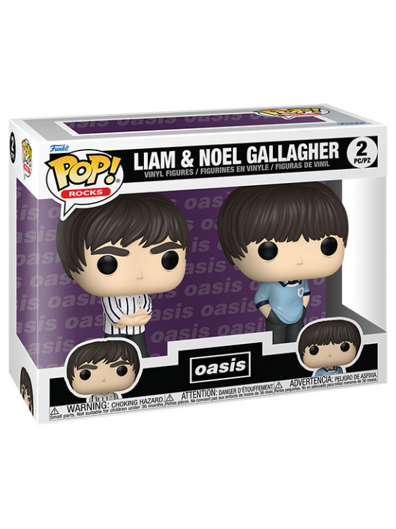 Funko pops rocks oasis liam & noel gallagher 2 pack