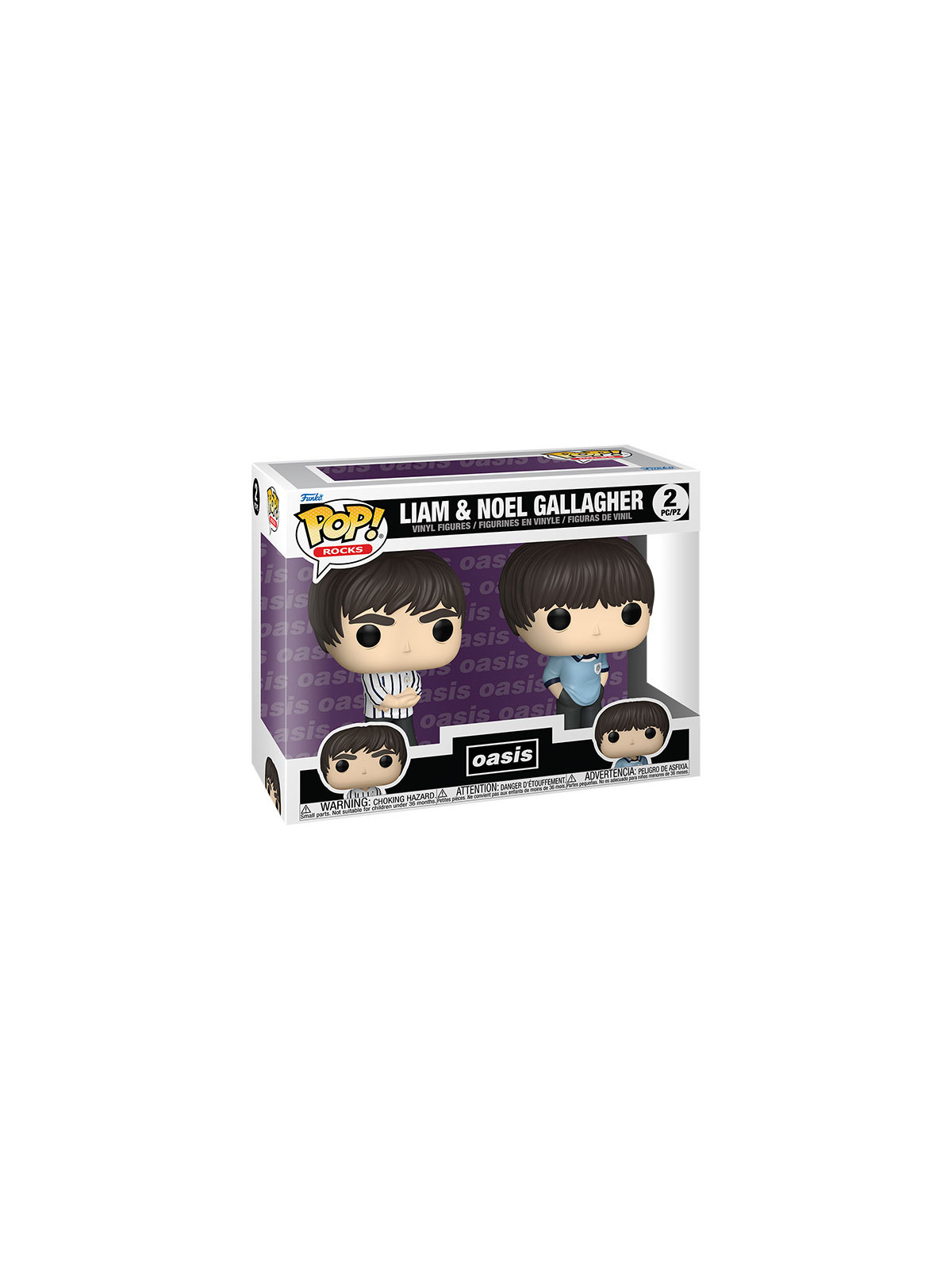 Funko pops rocks oasis liam & noel gallagher 2 pack