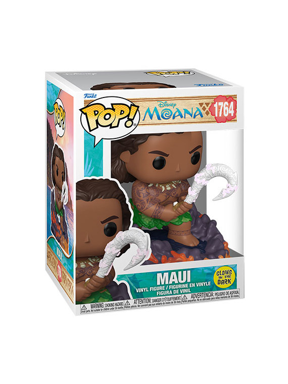 Funko pops oceania maui glow