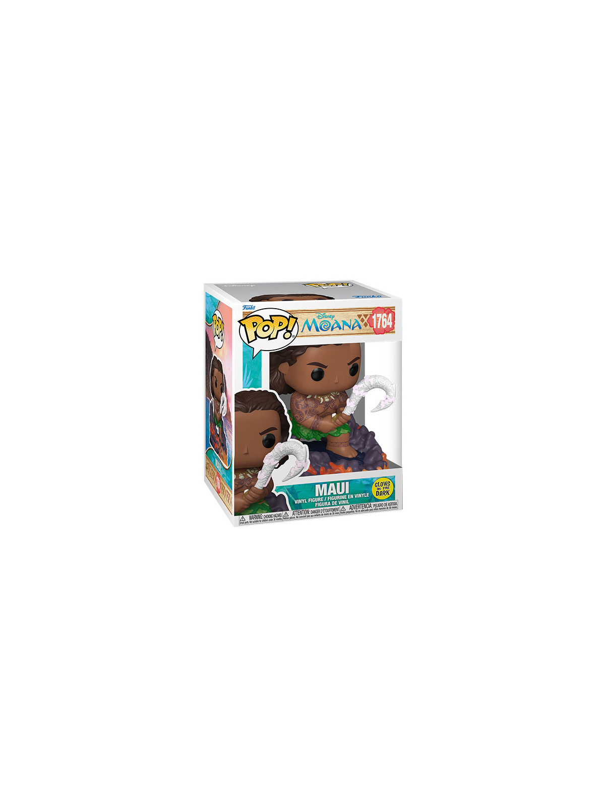 Funko pops oceania maui glow