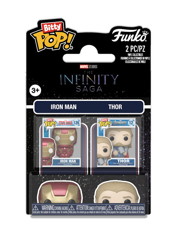 Funko bitty pop 2 pack iron man & thor