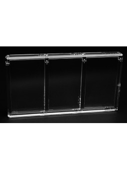 Acrylic box protezione psa display case 3 slot