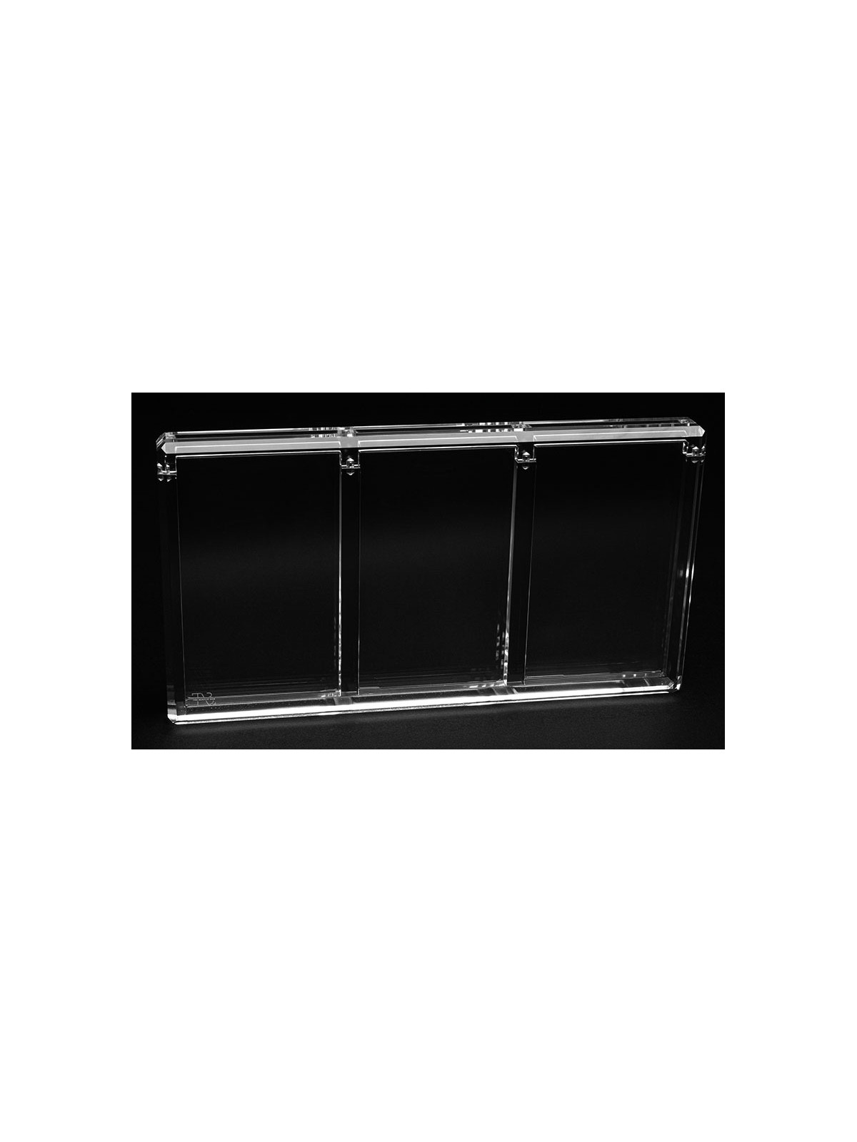 Acrylic box protezione psa display case 3 slot