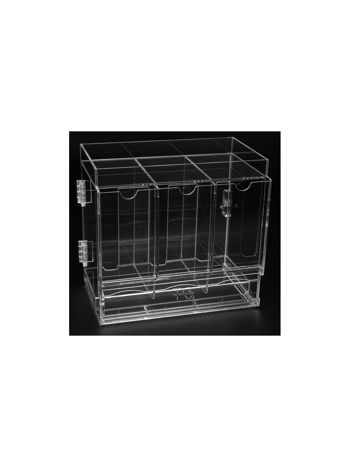 Acrylic box dispenser 3 buste di carte