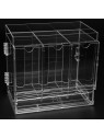 Acrylic box dispenser 3 buste di carte