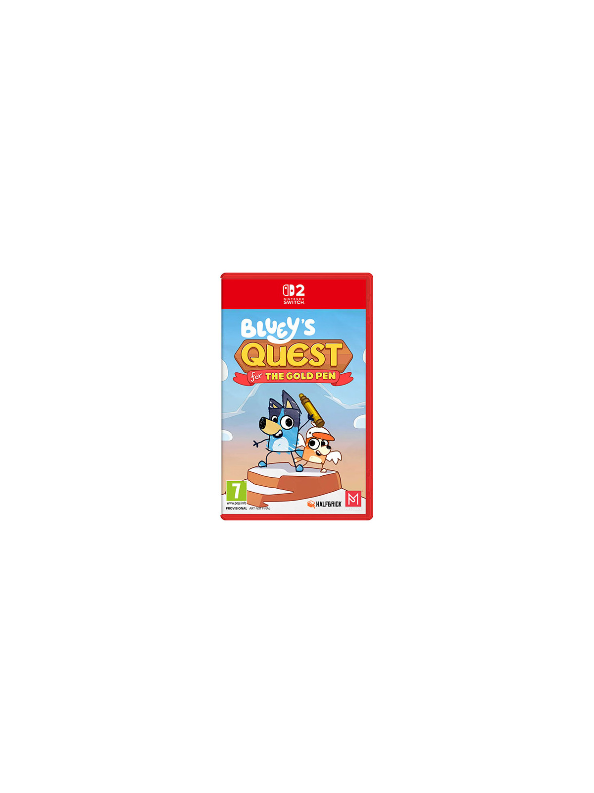 Bluey's quest for the gold pen