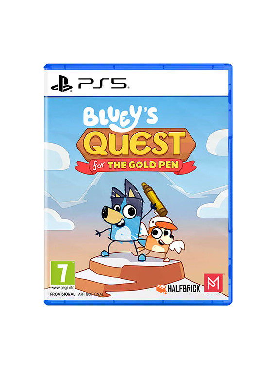 Bluey's quest for the gold pen