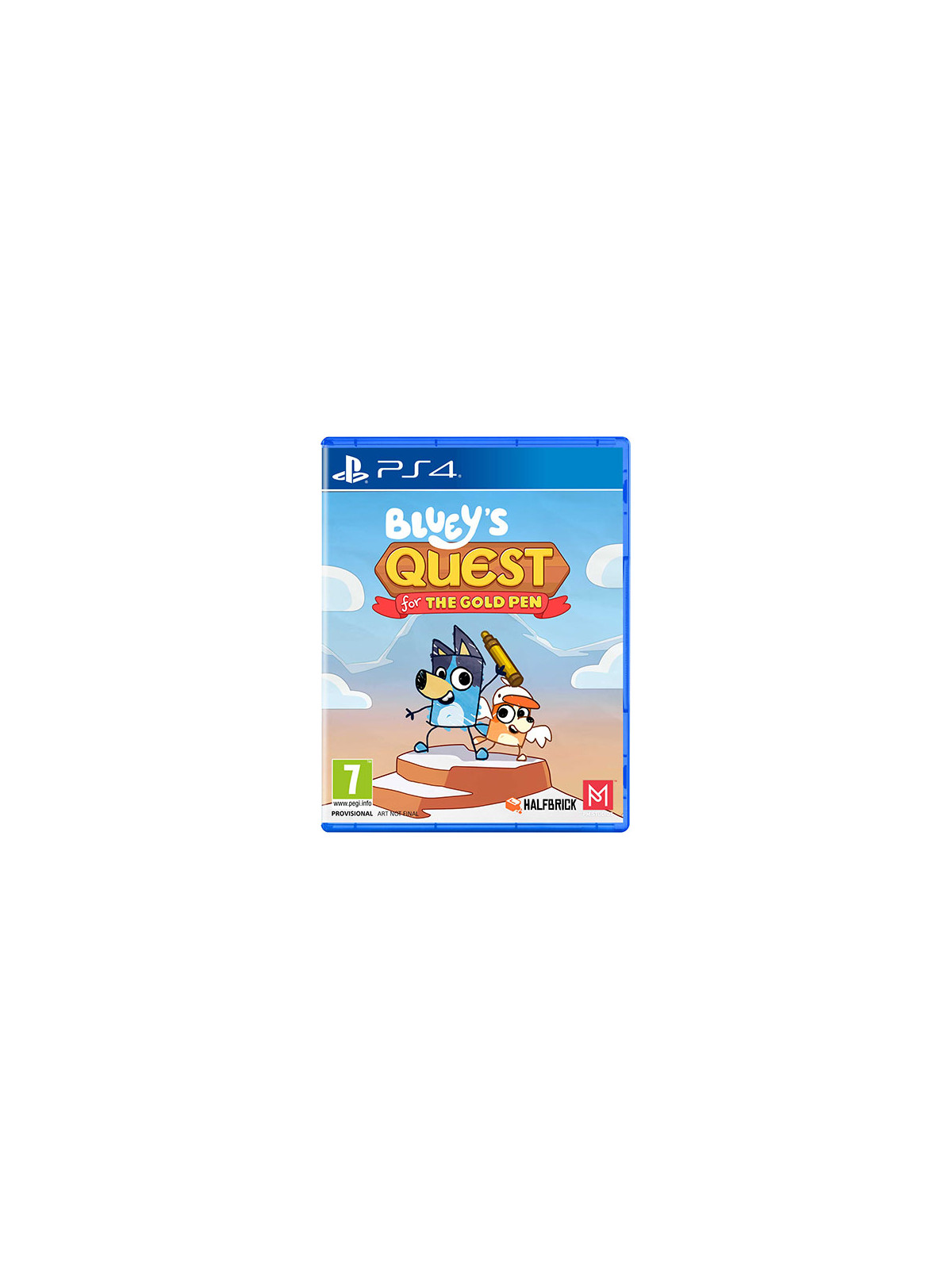 Bluey's quest for the gold pen