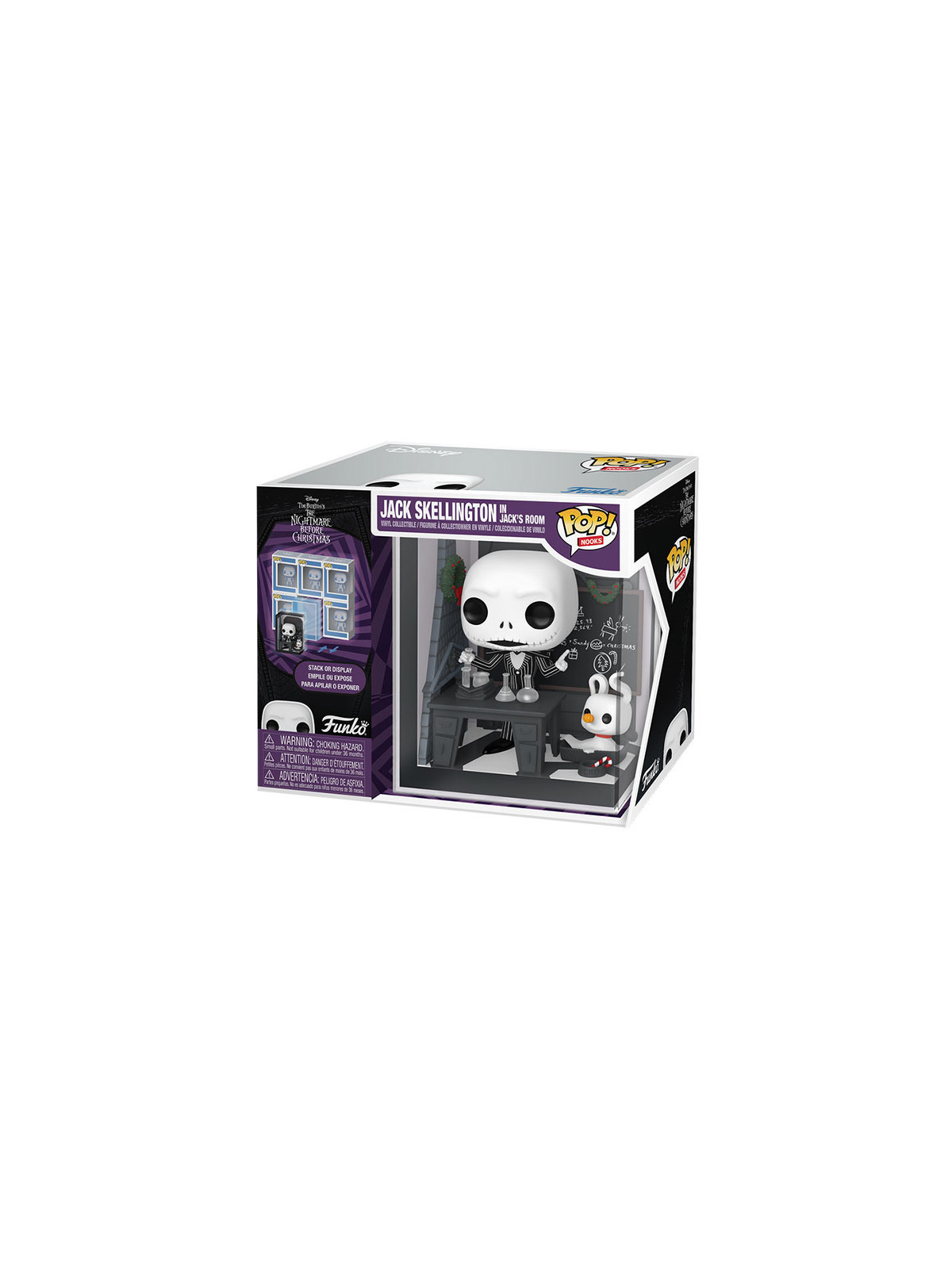 Funko pops nooks nightmare b.c. jack skellington's room