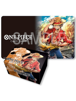 One piece case & playmat monkey d.luffy