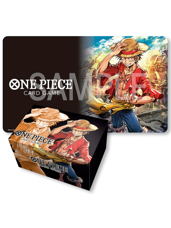 One piece case & playmat monkey d.luffy