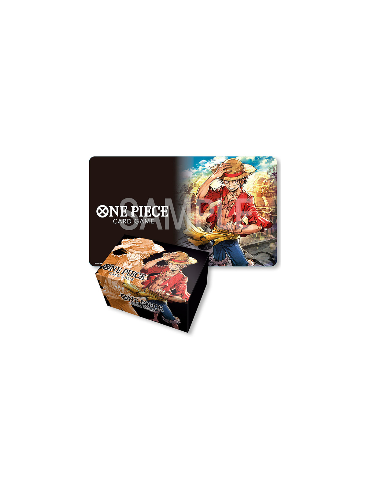 One piece case & playmat monkey d.luffy