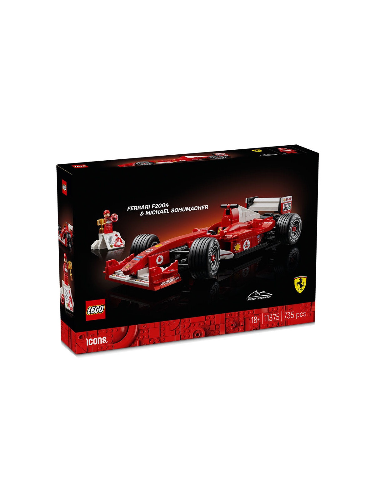 Ferrari f2004 & michael schumacher icons 11375