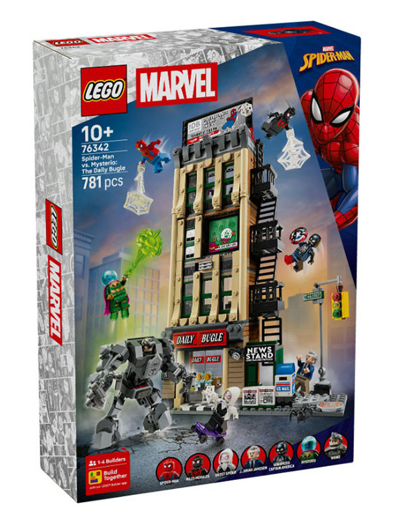 Marvel spider-man vs. mysterio: il daily bugle - 76342
