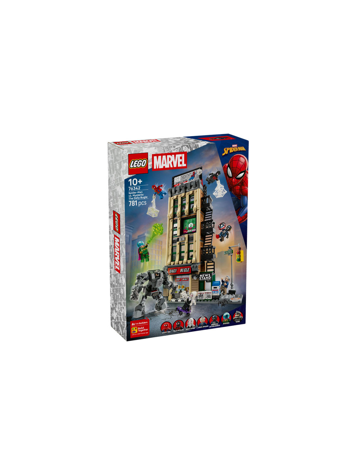 Marvel spider-man vs. mysterio: il daily bugle - 76342