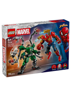 Marvel battaglia mech: spider-man vs. doc ock - 76338