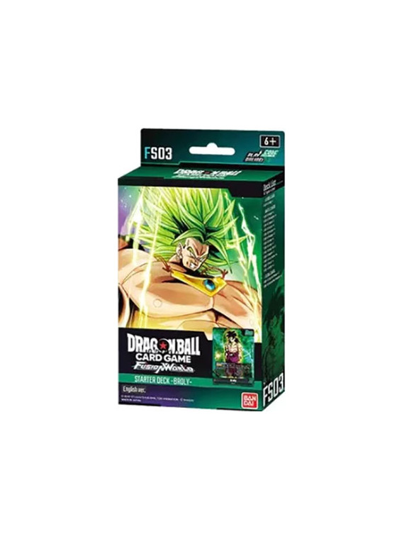 Dragon ball eng super fusion world starter deck fs03 1 mazzo