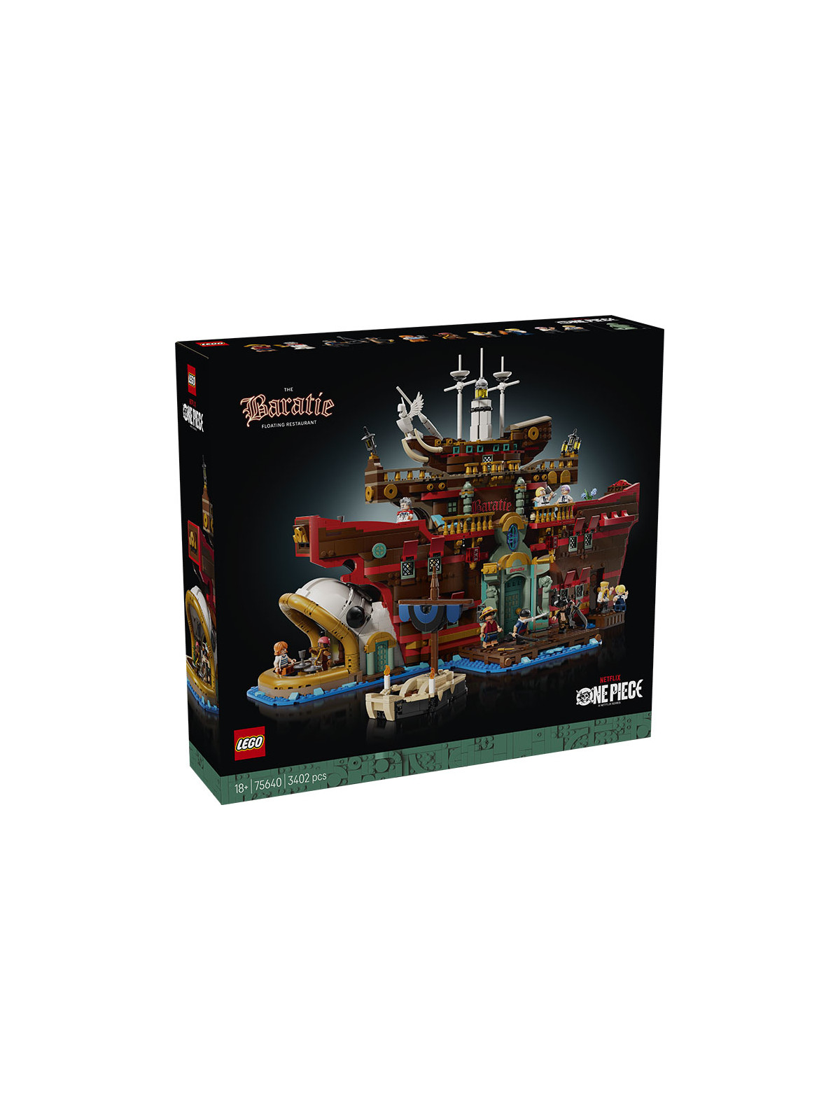 75640 one piece baratie, il ristorante galleggiante