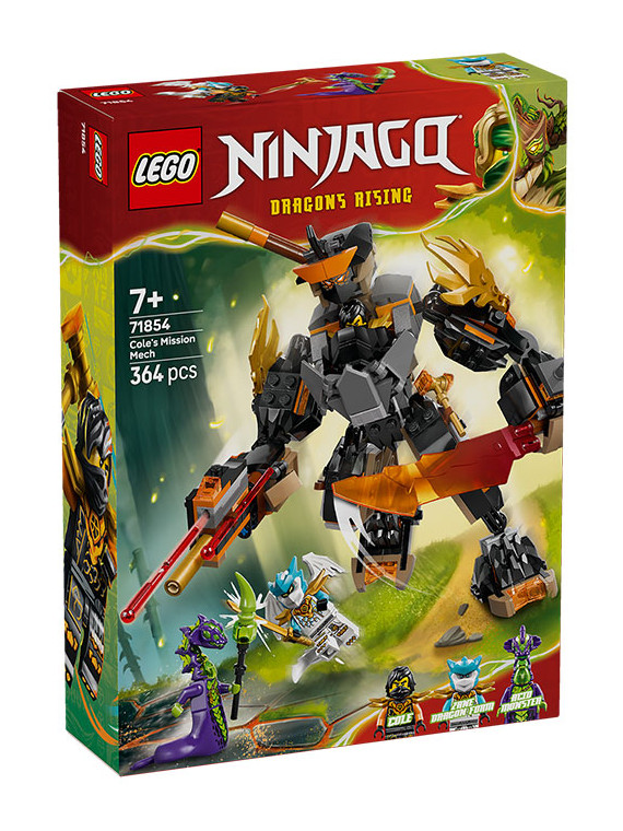 Ninjago mech della missione di cole e drago zane - 71854