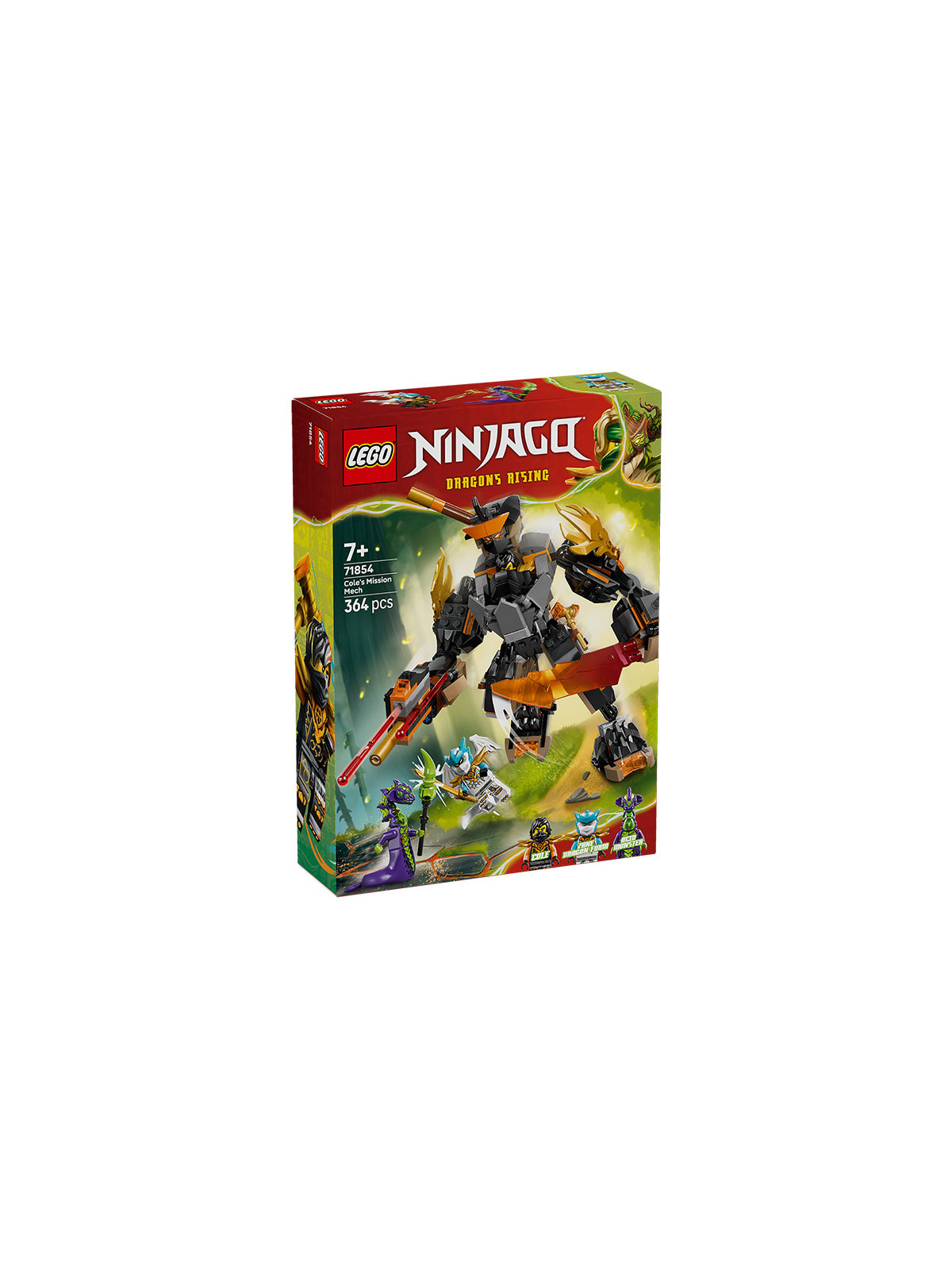 Ninjago mech della missione di cole e drago zane - 71854