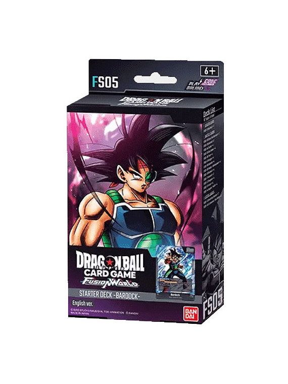 Dragon ball eng super fusion world starter deck fs05 1 mazzo