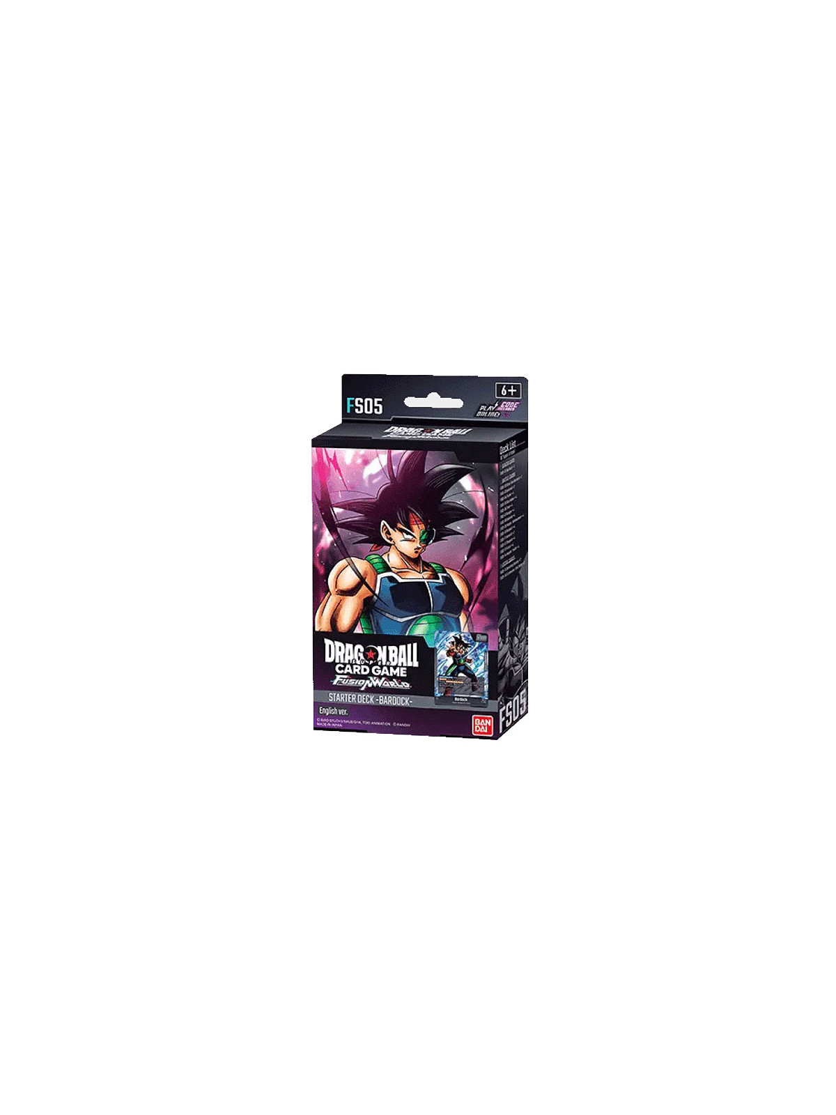 Dragon ball eng super fusion world starter deck fs05 1 mazzo