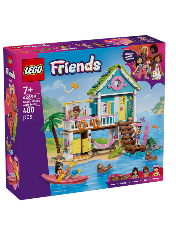 Friends casa sulla spiaggia con foche - 42699