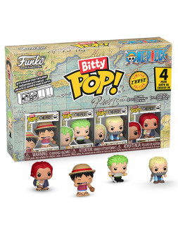Funko bitty pop 4 pack one piece monkey d. luffy