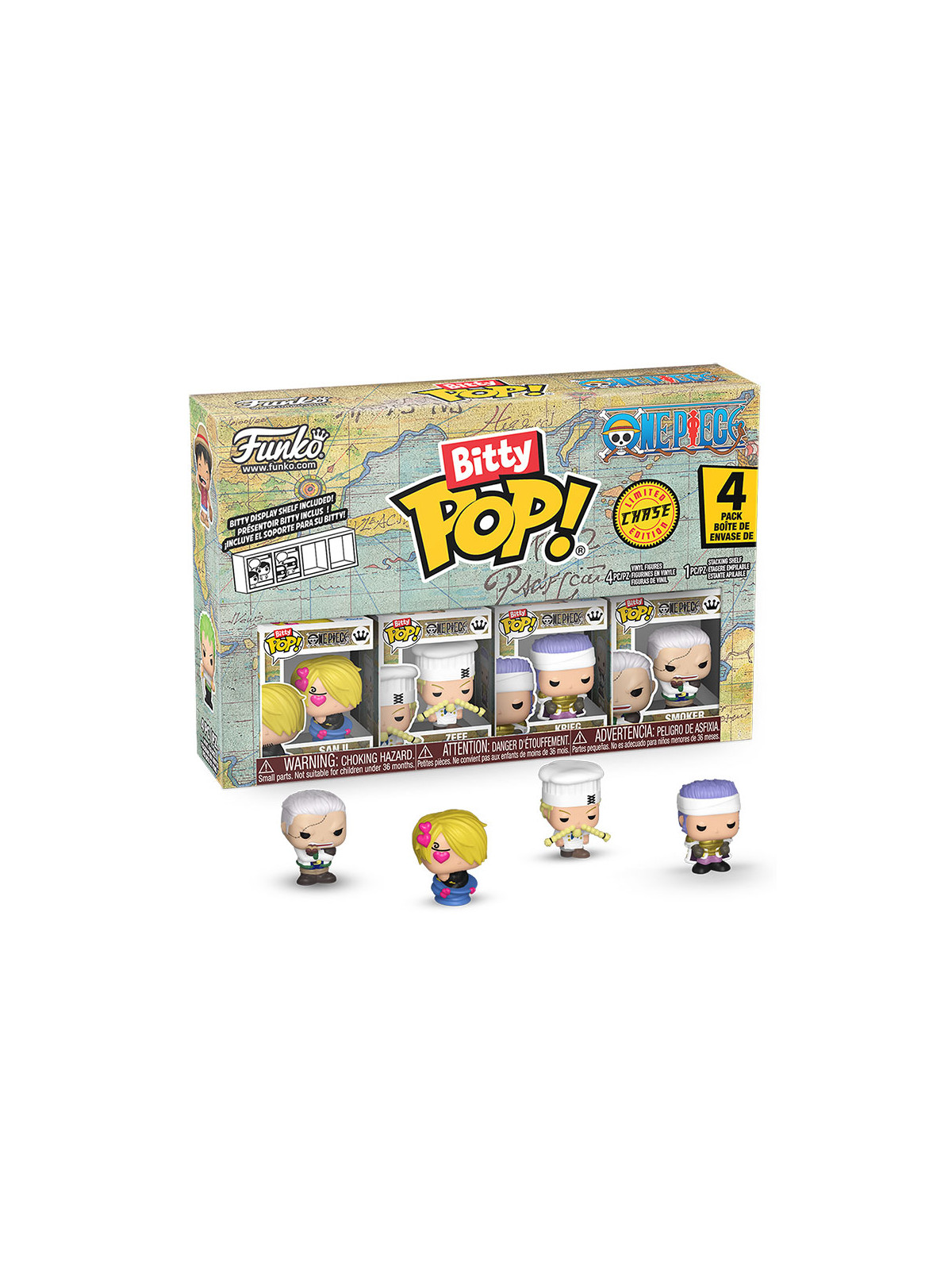 Funko bitty pop 4 pack one piece sanji