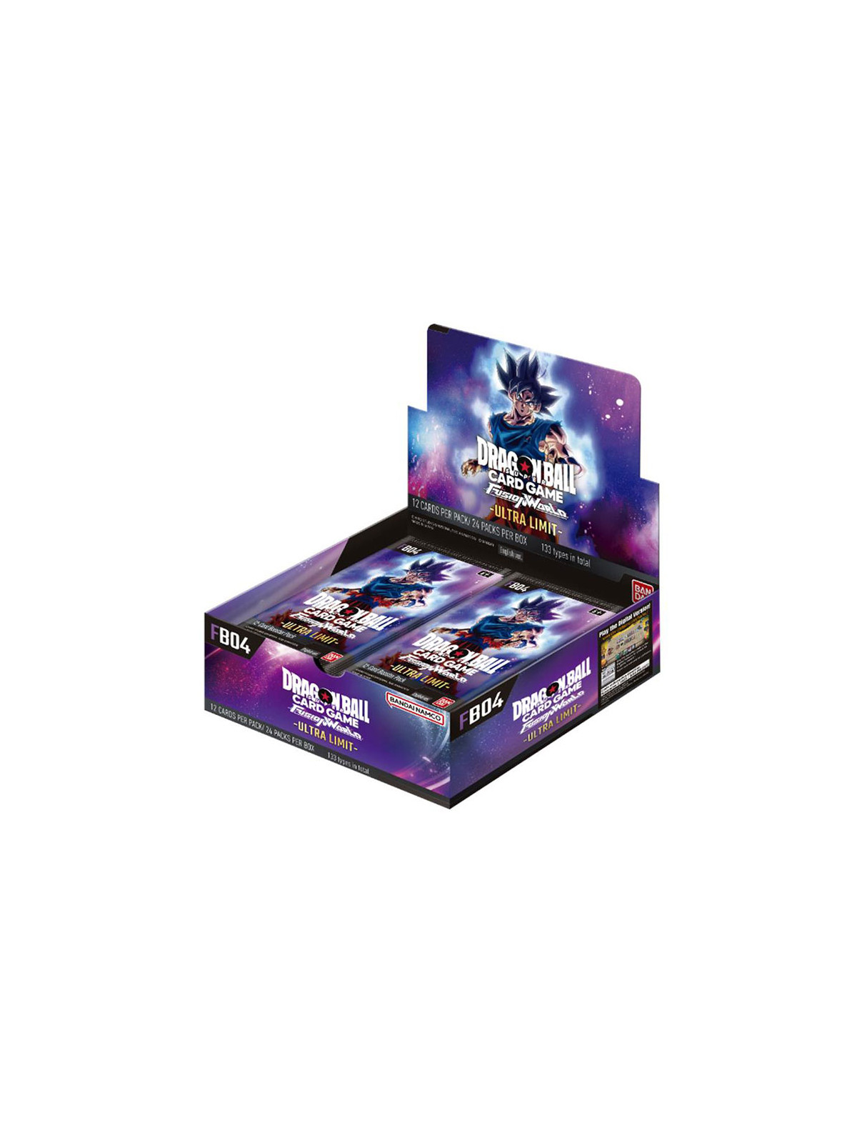 Dragon ball eng super fusion world fb04 box 24 buste